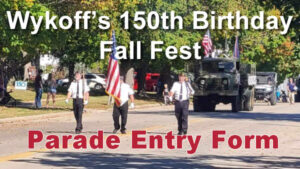 Fall Fest Parade Entry Form